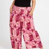 Clothing Sass Clothing | Remy Relaxed Pant Berry Marble