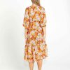 Clothing Sass Clothing | Lilibet Dropped Waist Midi Dress Country Floral