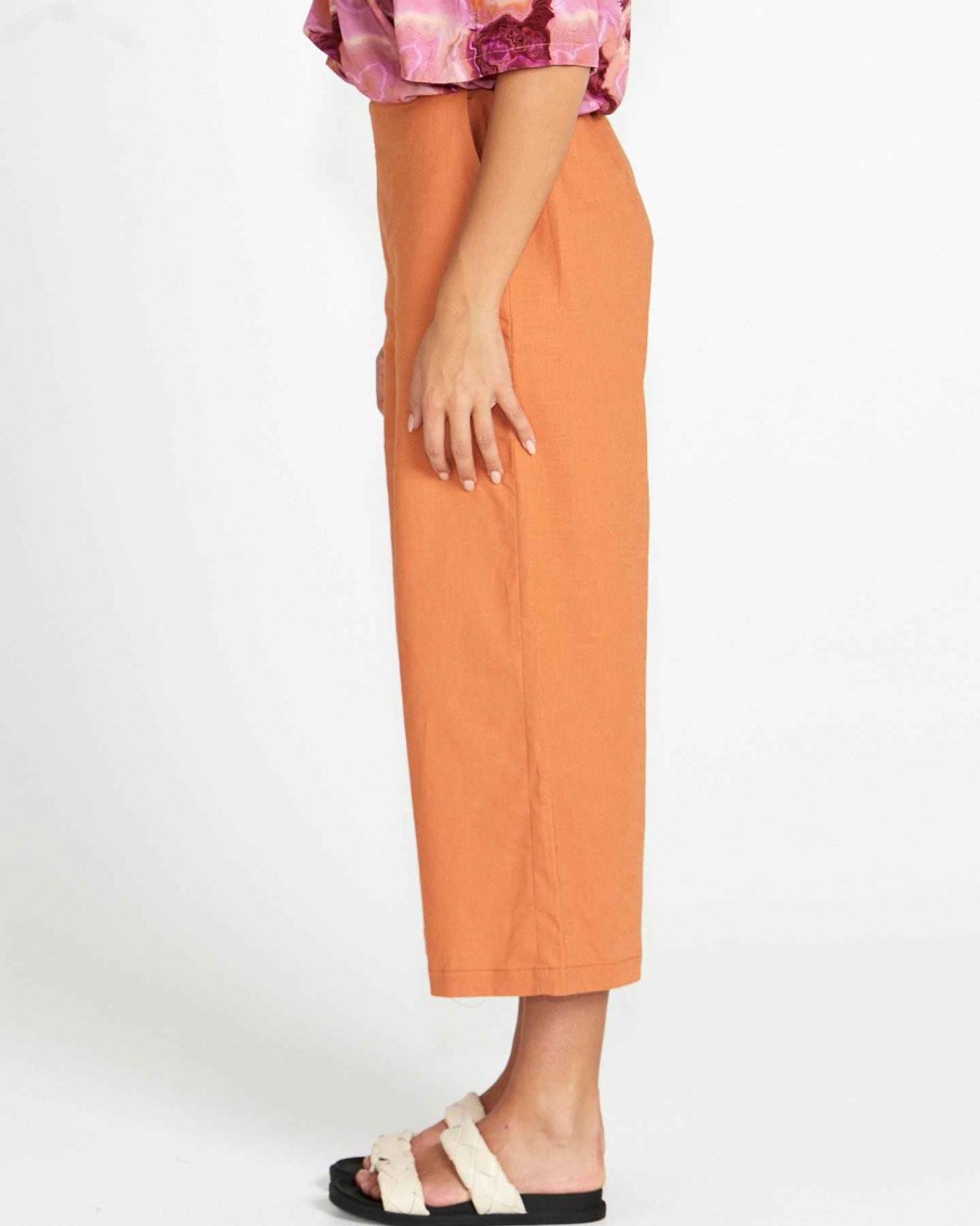 Clothing Sass Clothing | Marnie Relaxed Pant Ginger