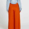 Clothing Sass Clothing | Francesca Wide Leg Pant Rust