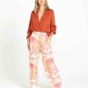 Clothing Sass Clothing | Vivienne Wide Leg Pant Pink Geo