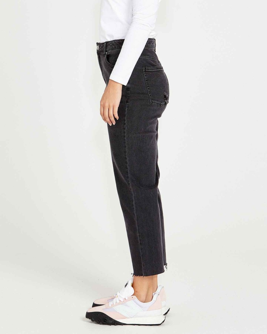 Clothing Sass Clothing | Mavourne Straight Leg Jeans 82 Wash