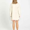 Clothing Sass Clothing | Gina Sherpa Raglan Sleeve Coat Cream