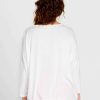 Clothing Sass Clothing | Shiv Batwing Knit White