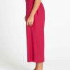 Clothing Sass Clothing | Marnie Relaxed Pant Berry