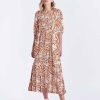 Clothing Sass Clothing | Liv Dress Rosewood Floral