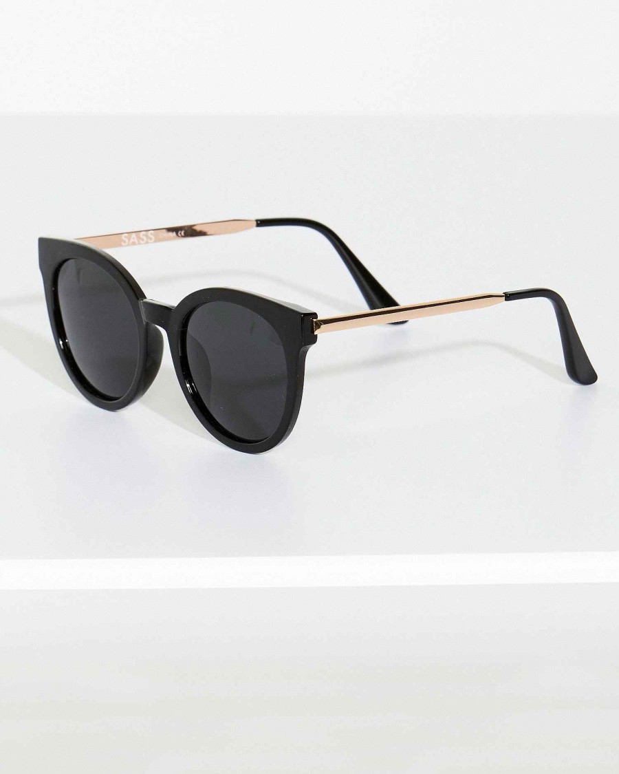 Accessories Sass Clothing | Holly Sunglasses Black