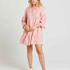 Clothing Sass Clothing | Selma Shirt Dress Rose