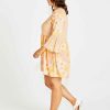 Clothing Sass Clothing | Montana Bell Sleeve Mini Dress Mixed Floral