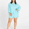 Clothing Sass Clothing | Felix Short Aqua