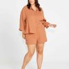 Clothing Sass Clothing | Felix Short Mocha