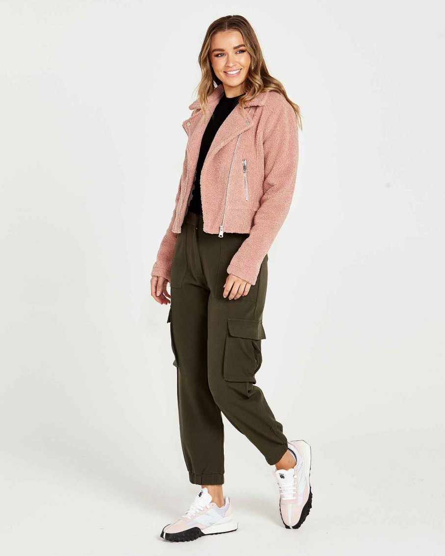 Clothing Sass Clothing | Mischa Cargo Jogger Khaki